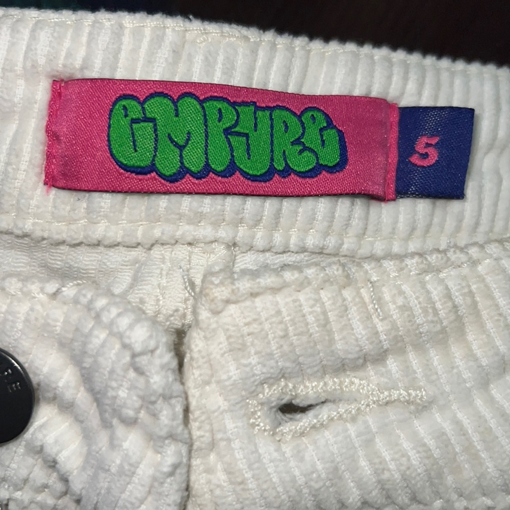 EMPYRE WHITE CORDUROY PANTS